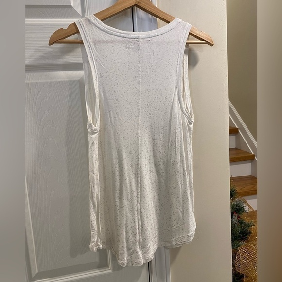 GAP LUXE OVERSIZED TANK SHINY PATTERNED SIZE SMALL - Picture 4 of 4